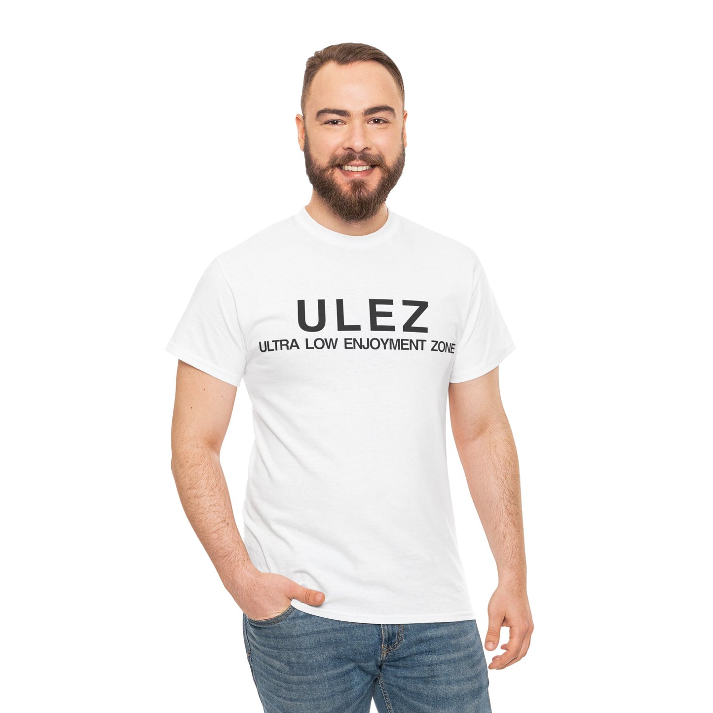 ULEZ 'Ultra Low Enjoyment Zone' Heavy cotton t-shirt